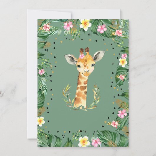 Twee uitnodigingen van Wild Safari Birthday (Achterkant)