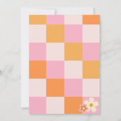 Twee uitnodigingen voor de geboorte van Groovy (Achterkant)