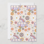 Twee uitnodigingen voor de geboorte van Groovy (Achterkant)