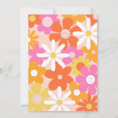 Twee uitnodigingen voor de geboorte van Groovy | G (Achterkant)