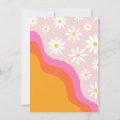 Twee uitnodigingen voor de geboorte van Groovy | G (Achterkant)