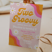 Twee uitnodigingen voor de geboorte van Groovy | G