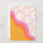 Twee uitnodigingen voor de geboorte van Groovy | G (Achterkant)