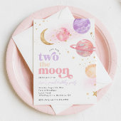 Twee uitnodigingen voor de verjaardag van de Moon 