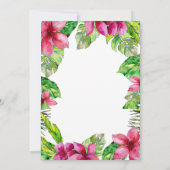 Twee uitnodigingen voor geboorte van Wild Girl Saf (Achterkant)