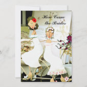 Twee uitnodigingen voor het huwelijk (Voorkant)