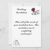 Twee uitnodigingen voor het huwelijk (Achterkant)