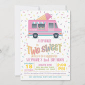 Twee uitnodigingen voor het vieren van de geboorte (Voorkant)