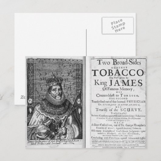 "Twee uitzendingen tegen tabak Briefkaart (Voorkant / Achterkant)