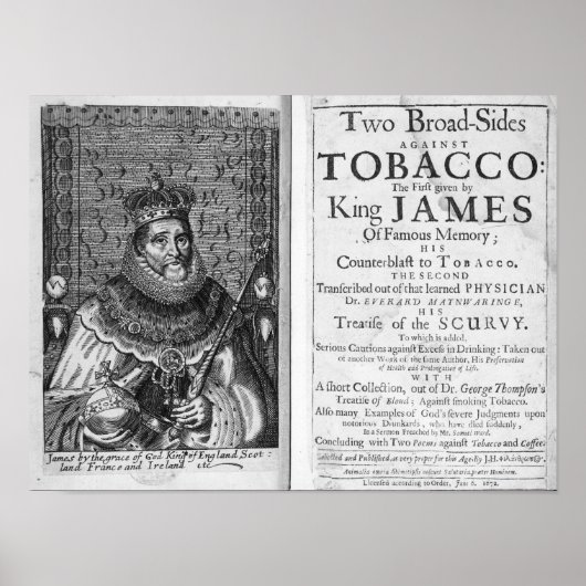 "Twee uitzendingen tegen tabak Poster (Voorkant)