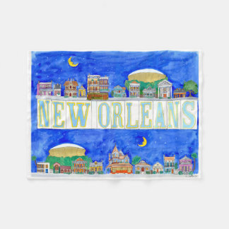 Twee Uitzichten New Orleans Fleece Blanket