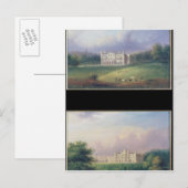 Twee Uitzichten van Apley Priory Briefkaart (Voorkant / Achterkant)