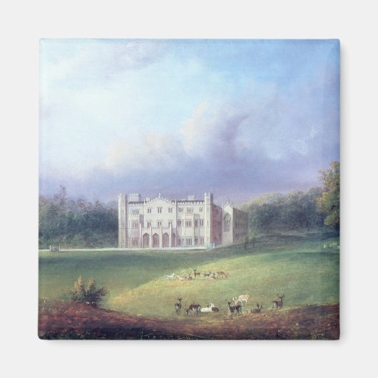 Twee Uitzichten van Apley Priory Magneet (Voorkant)