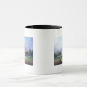 Twee Uitzichten van Apley Priory Mok (Midden)