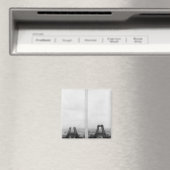 Twee uitzichten van de bouw van het Eiffel Magneet (Insitu (Vaatwasser))