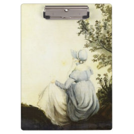 Twee uitzichten van Jane Austen Klembord