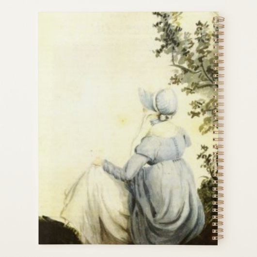 Twee uitzichten van Jane Austen Planner (Achterkant)
