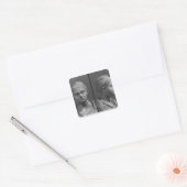 Twee uitzichten van Julia Mamaea Vierkante Sticker (Envelop)