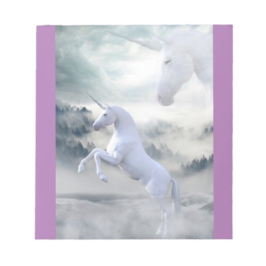 Twee Unicorns Notitieblok (Voorkant)