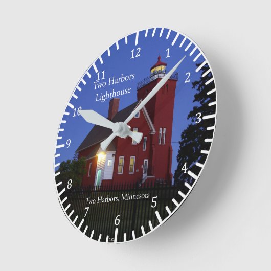 Twee uur vuurtoren ronde klok (Hoek)