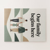 Twee vaders baby shower legpuzzel (Horizontaal)