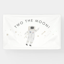 Twee van de 2e verjaardag van de Mon Space Party Spandoek