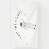 Twee van de 2e verjaardag van de Mon Space Party Spandoek (Verticaal)