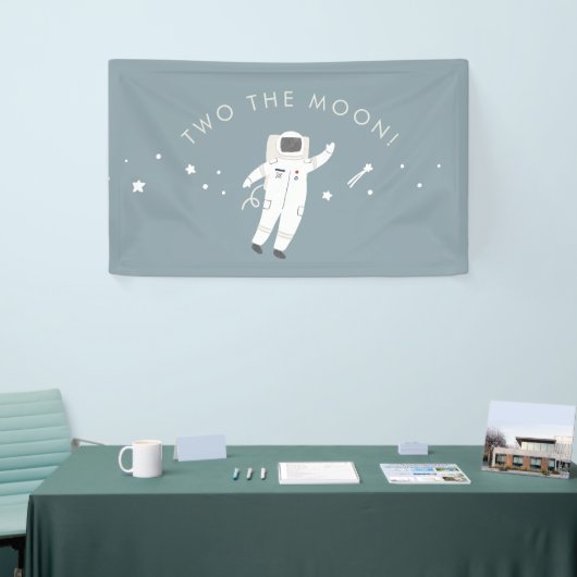 Twee van de 2e verjaardag van de Mon Space Party Spandoek (Beurs)