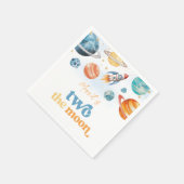 Twee van de Moon Party servetten (Hoek)