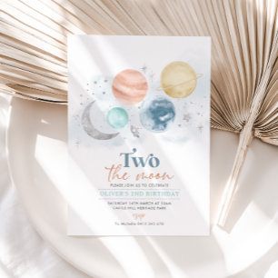 Twee van de tweede verjaardag van de maan kaart