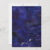 Twee van de tweede verjaardag van de Moon Navy Blu Kaart (Achterkant)