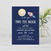 Twee van de tweede verjaardag van de Moon Space Kaart (Staand voorkant)