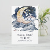 Twee van de tweede verjaardag van de Moon Waterver Kaart (Staand voorkant)