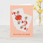 Twee van de Valentijnsdagen van een Kind Queen-spe Kaart (Gele Bloem)