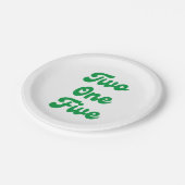 Twee van de vijf Philly Code van het Gebied Papieren Bordje (Gekanteld)