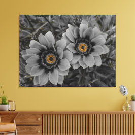 Twee van dezelfde soort canvas afdruk