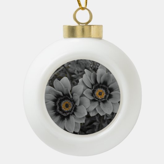 Twee van Eén Soort Keramische Bal Ornament (Voorkant)