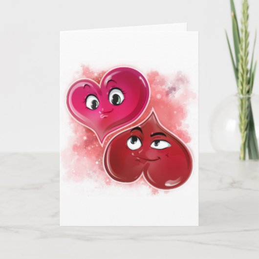 Twee van een soort Valentijnsdag Kaart (Voorkant)