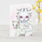 "Twee van een Vriendelijk" Wenskaart Kaart (Gele Bloem)