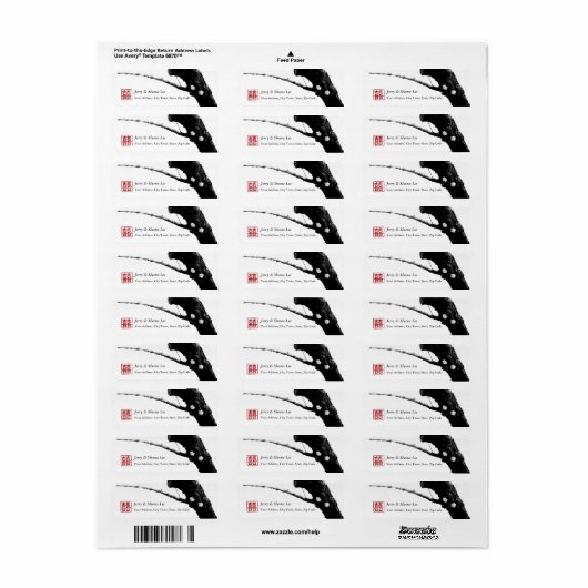 Twee van ons dubbelgeluk Chinese bruiloft Etiket (Full Sheet)