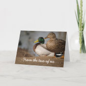 Twee van ons Kerstkaart Feestdagen Kaart (Voorkant)