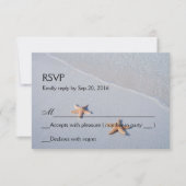 Twee van ons | Ocean Love Starfish Response RSVP-k RSVP Kaartje (Voorkant)
