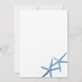 Twee van ons | Ocean Love Starfish Wedding Kaart (Achterkant)