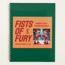 Twee van Santa's Elves in bokskampioenschapswedstr