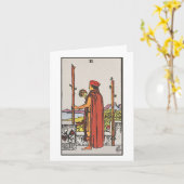 Twee van toverstokken - Rider Waite Smith tarot Kaart (Gele Bloem)