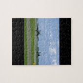Twee vaste F4U-kersen, landing_WWII-installaties Legpuzzel (Horizontaal)