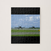 Twee vaste F4U-kersen, landing_WWII-installaties Legpuzzel (Verticaal)