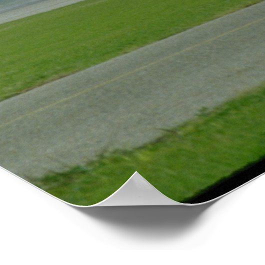 Twee vaste F4U-kersen, landing_WWII-installaties Poster (Hoek)