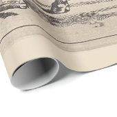 Twee vechtstieren (door Paulus Potter) Cadeaupapier (Rol Hoek)