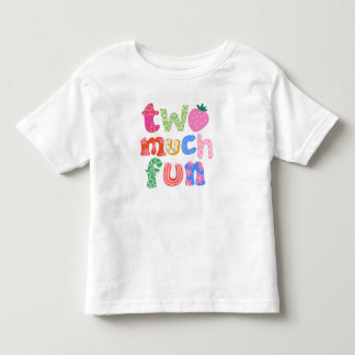 Twee Veel Plezier Meisje 2e Verjaardag T-shirt